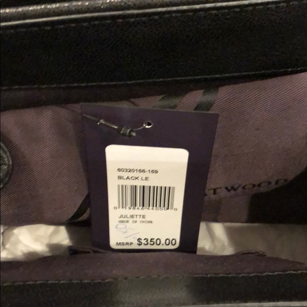 B Brian Atwood Juliette Black Backpack Purse - Picture 6 of 11